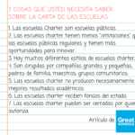 Lo negativo de las escuelas charter